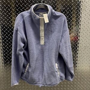 NWT!! Como Vintae Sherpa Teddy Purple Fleece, L/XL